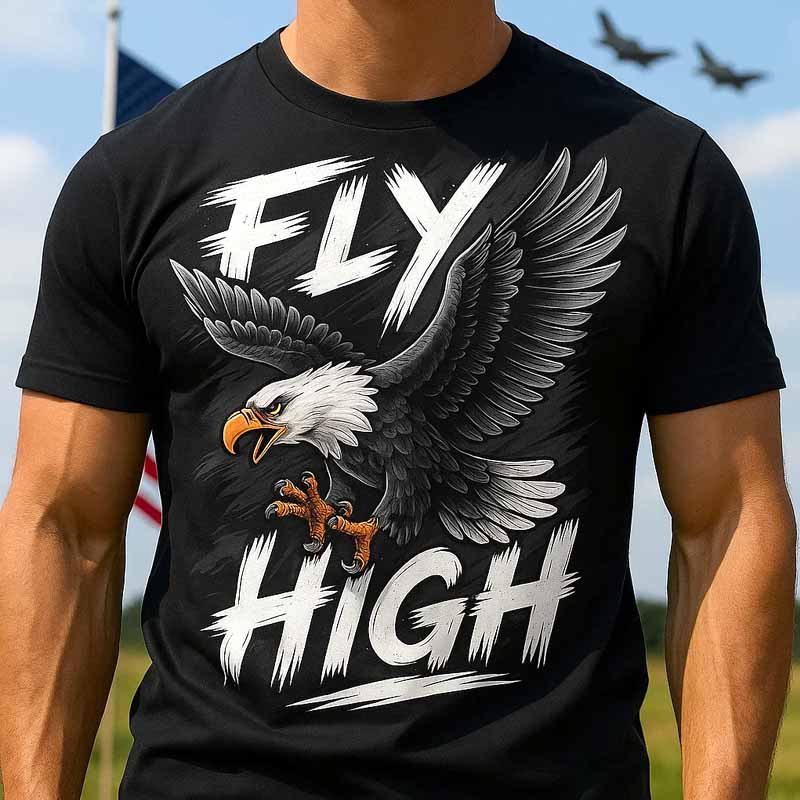 US 250th Anniversary Printed Casual Short Sleeve T-Shirt