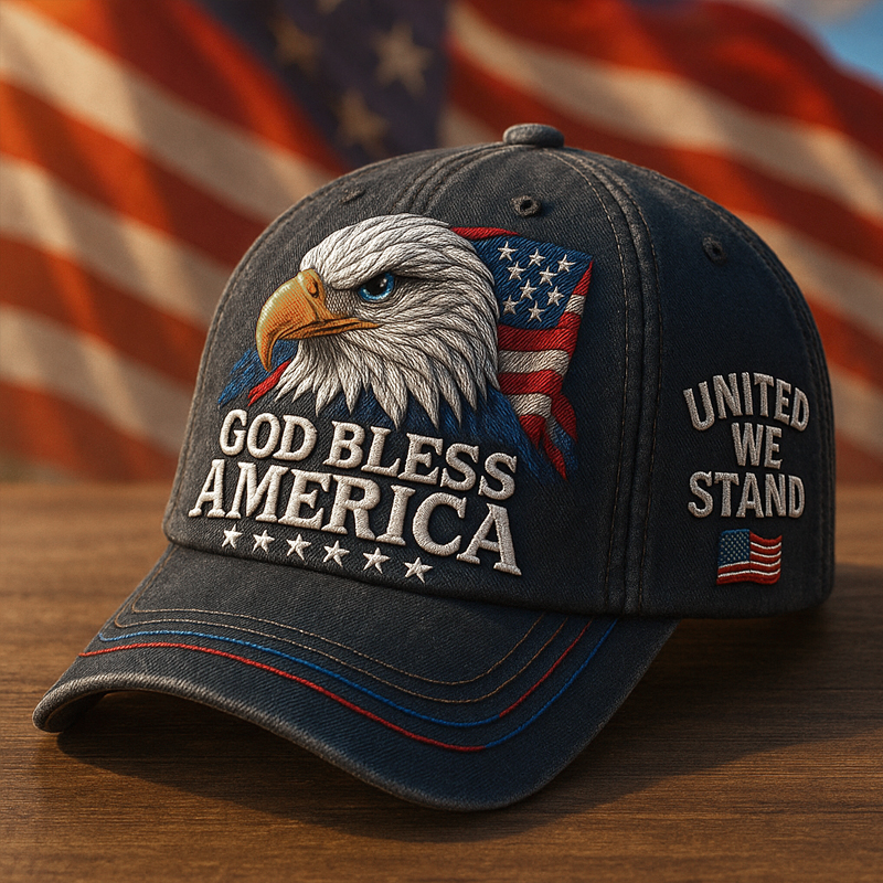 God Bless America Casual Prints Hat