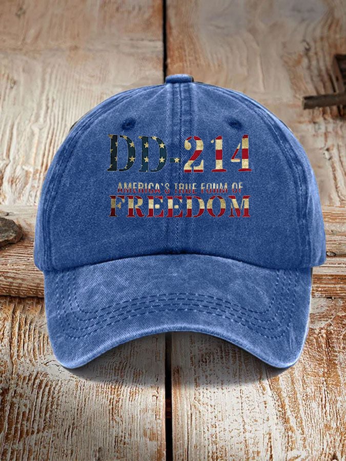 Men's DD-214 America's True  Form Of Freedom Hat