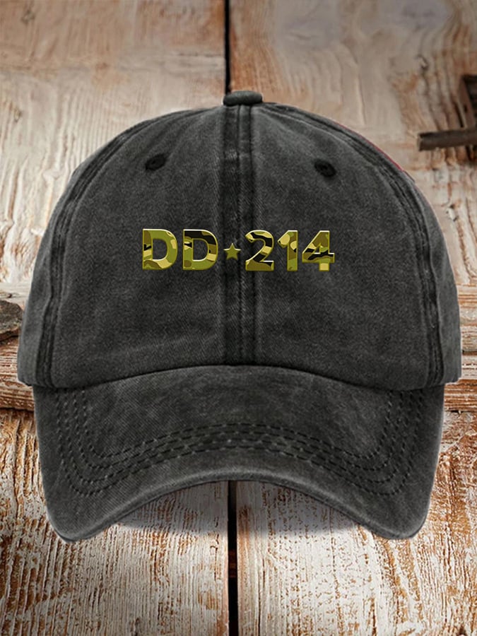 Unisex   DD-214 Veterans Print Baseball Cap