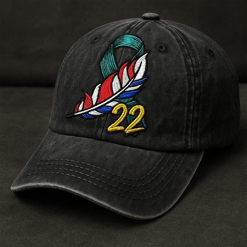 22 A Day Veteran Lives Matter Print Hat
