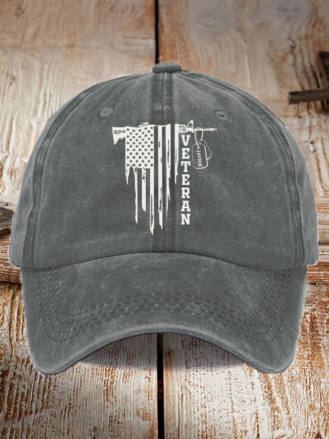 Unisex   DD-214 Veterans Print Baseball Cap