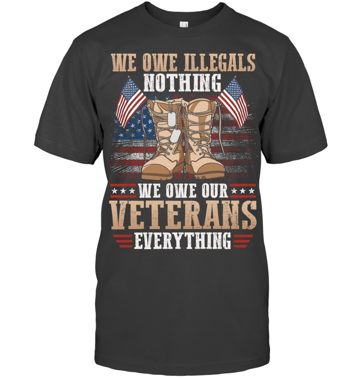 Veterans  Everything Pattern 100% Cotton T-Shirt