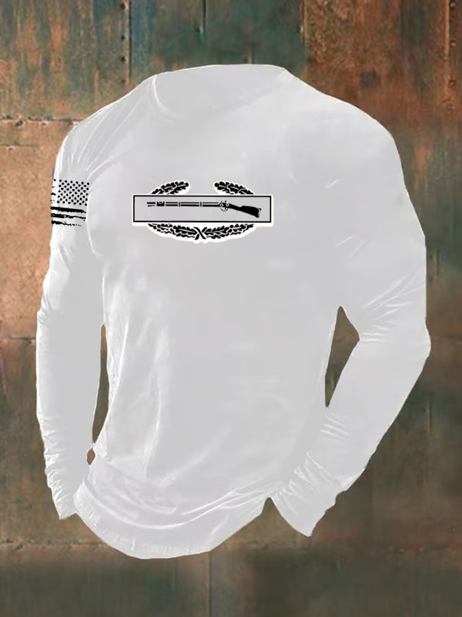 Men's Infantry Pattern Long Sleeve T-Shirt