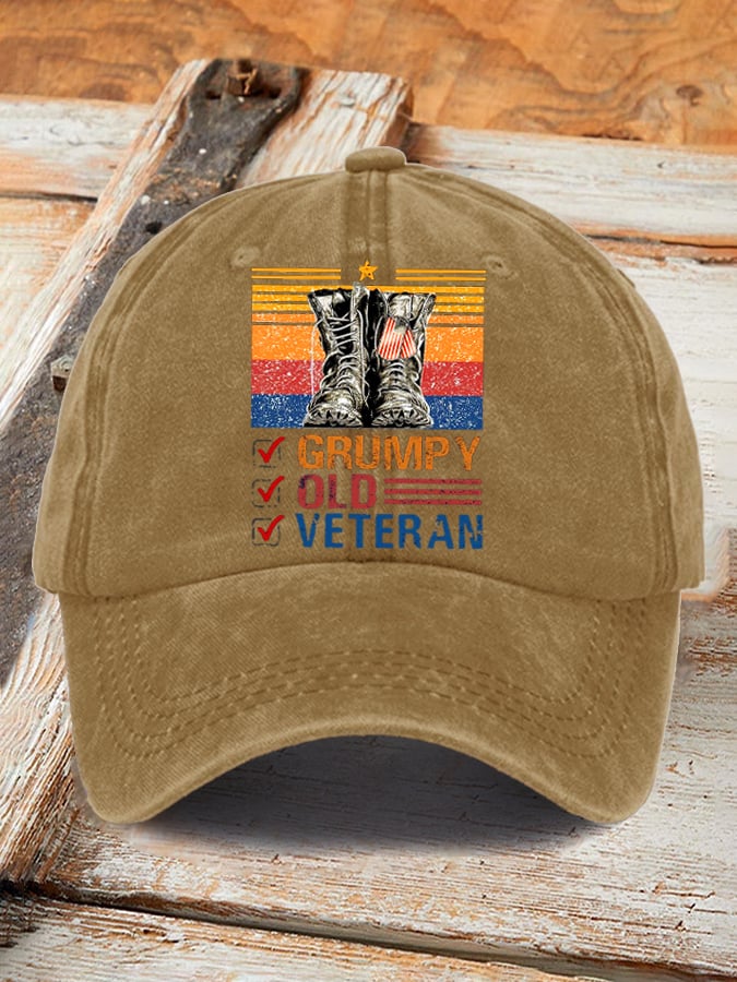 Unisex 'grumpy Old Veteran' Hat