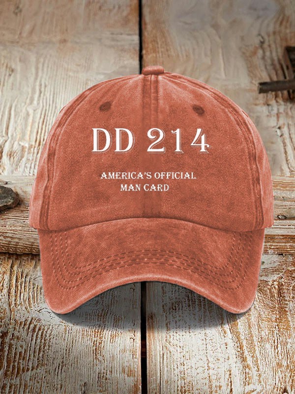 DD214 America's Official Man Card Hat