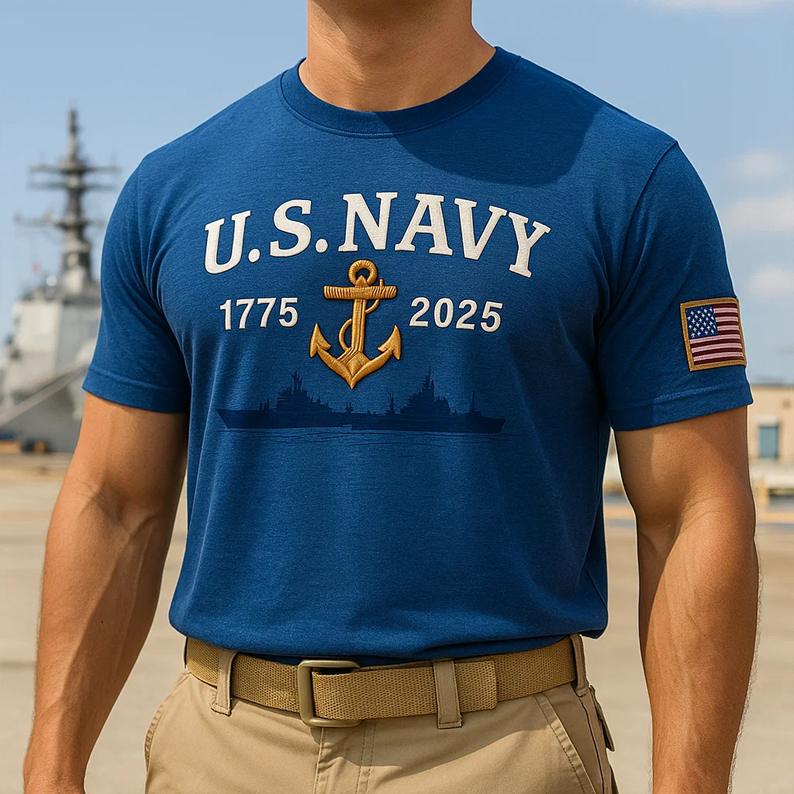 U.S. Navy 250th Anniversary T-shirt