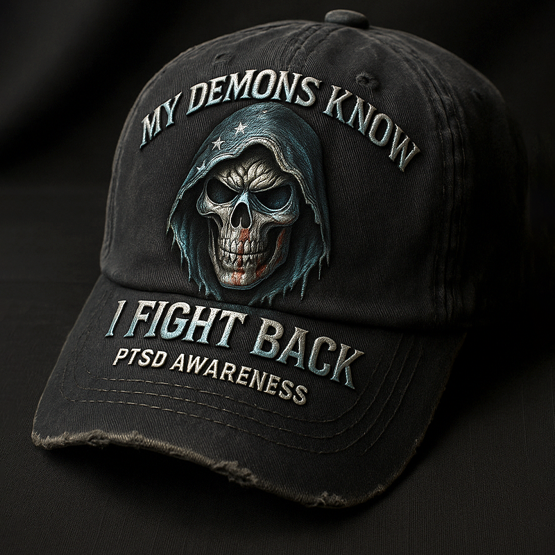 My Demons Know Print Hat