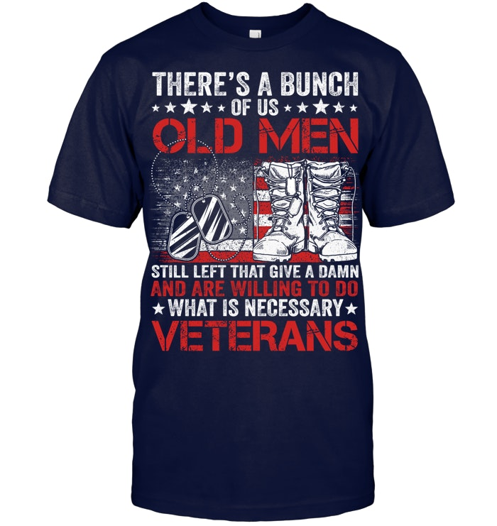 What Is Necessary Veterans Pattern 100% Cotton T-Shirt
