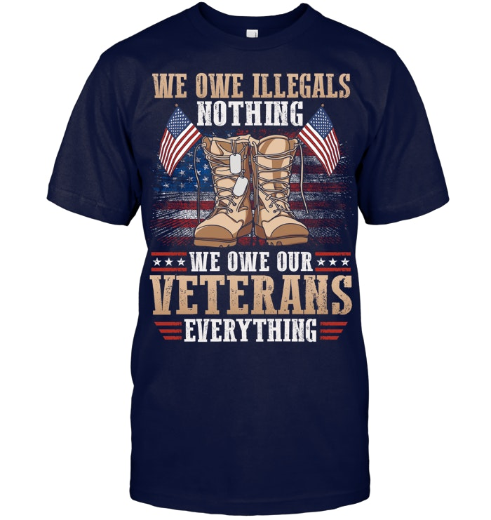 Veterans  Everything Pattern 100% Cotton T-Shirt