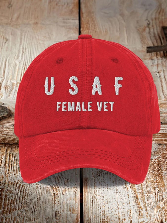 Unisex U.S. Air Force Veteran  Print Baseball Cap