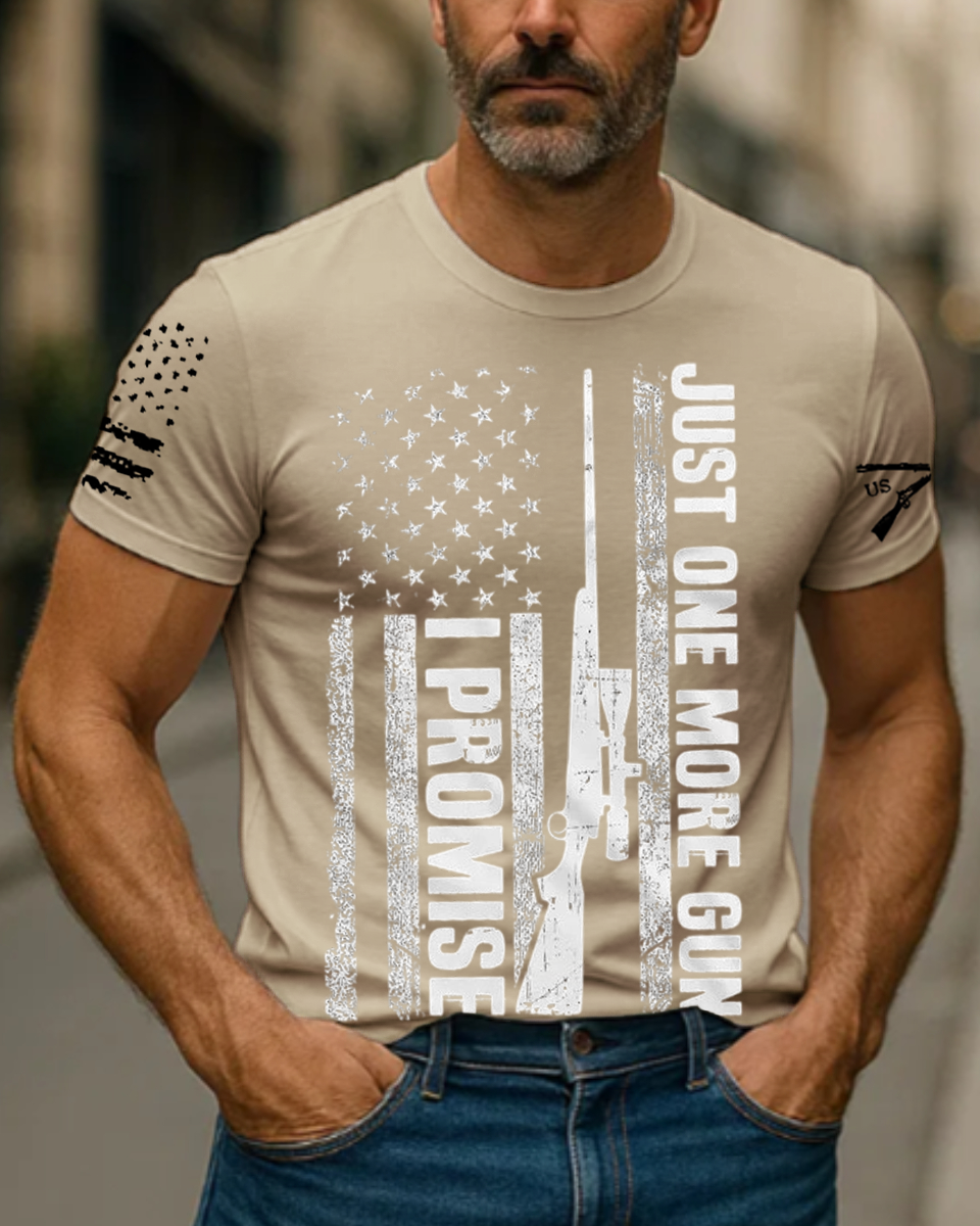 Men's One More Gun Tee – I Promise Printed T-Shirt