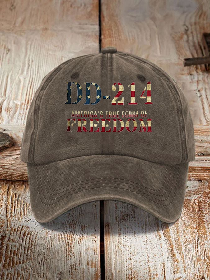 Men's DD-214 America's True  Form Of Freedom Hat
