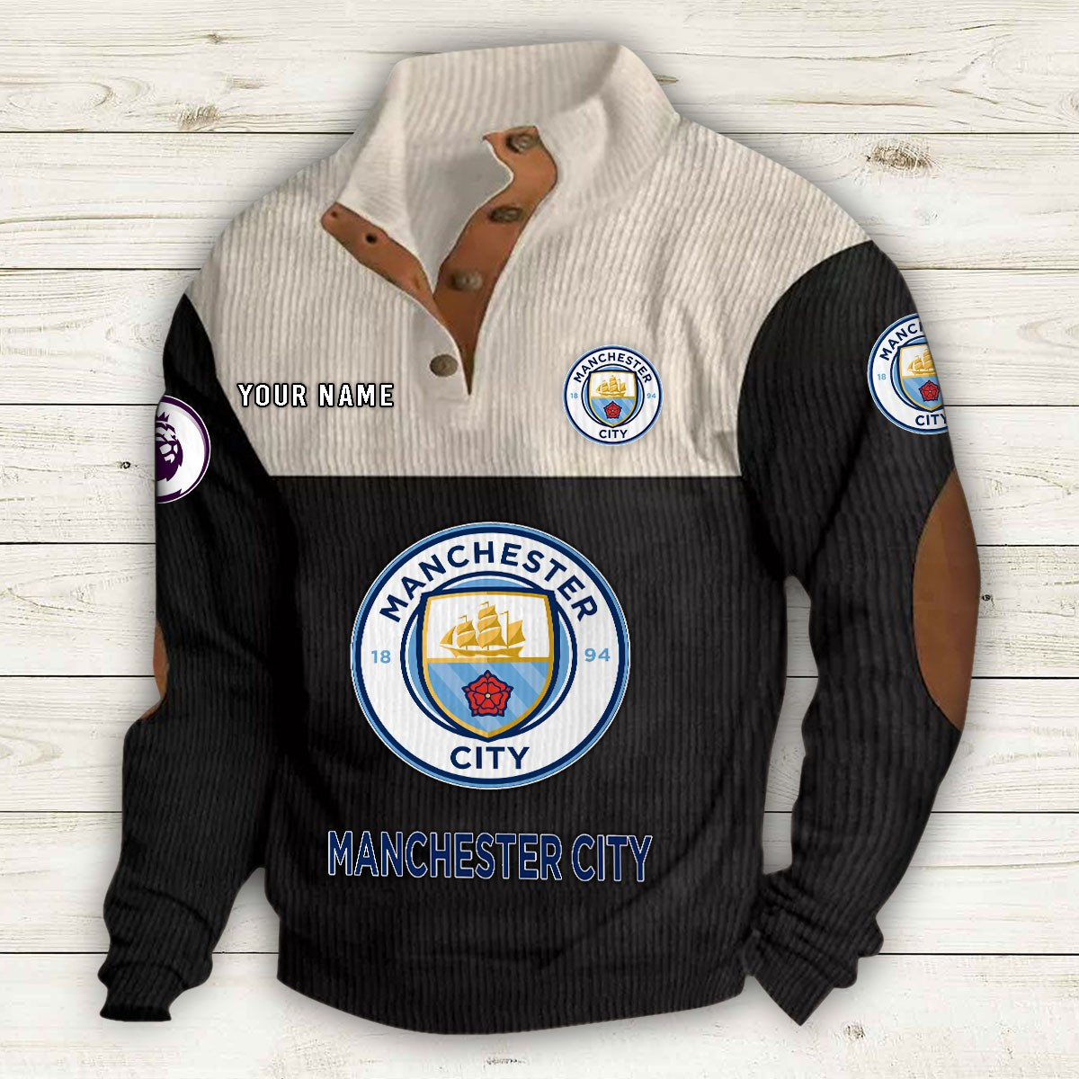 Men's Manchester City Stand Collar Sweatshirt 10204