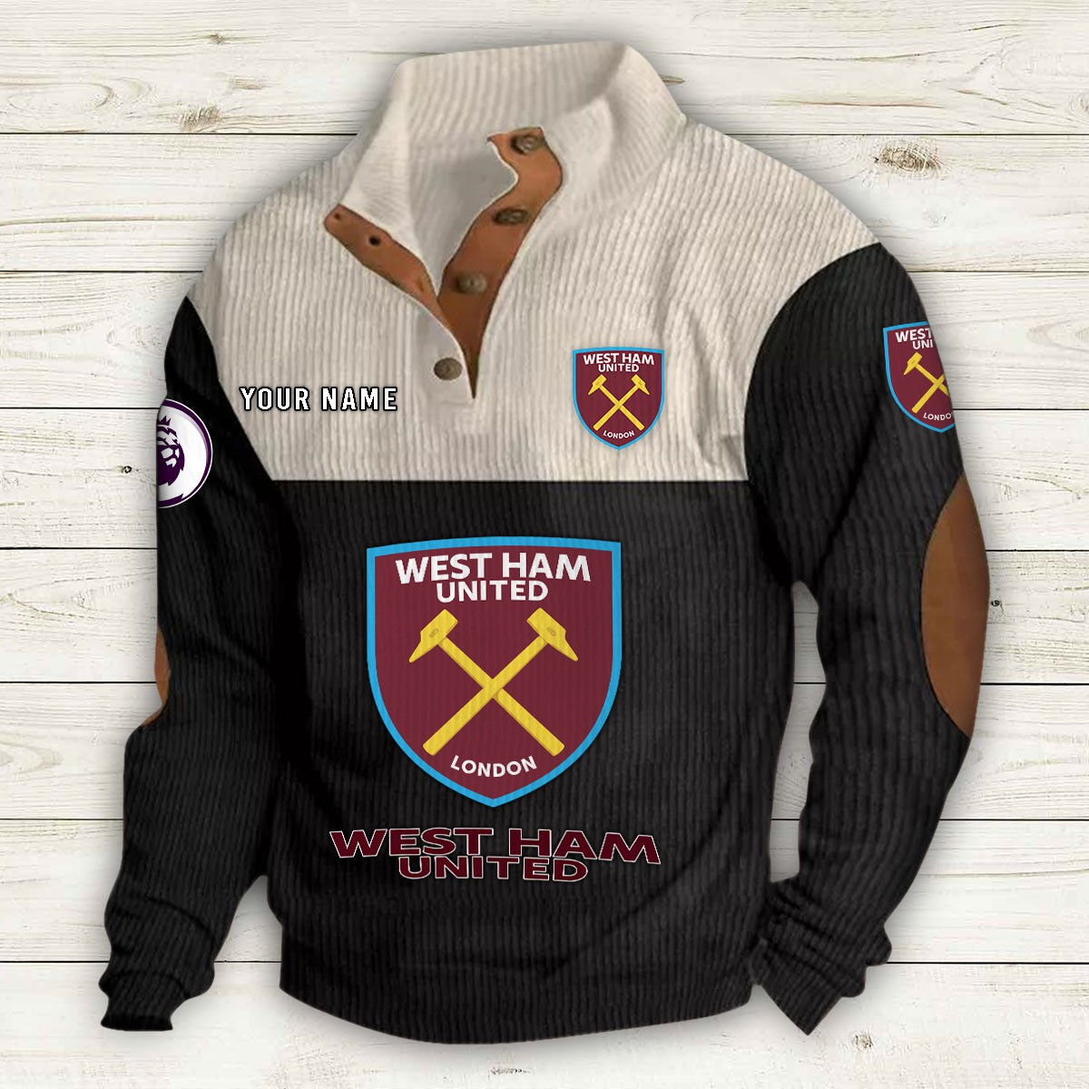 Men's West Ham United Stand Collar Sweatshirt 10210