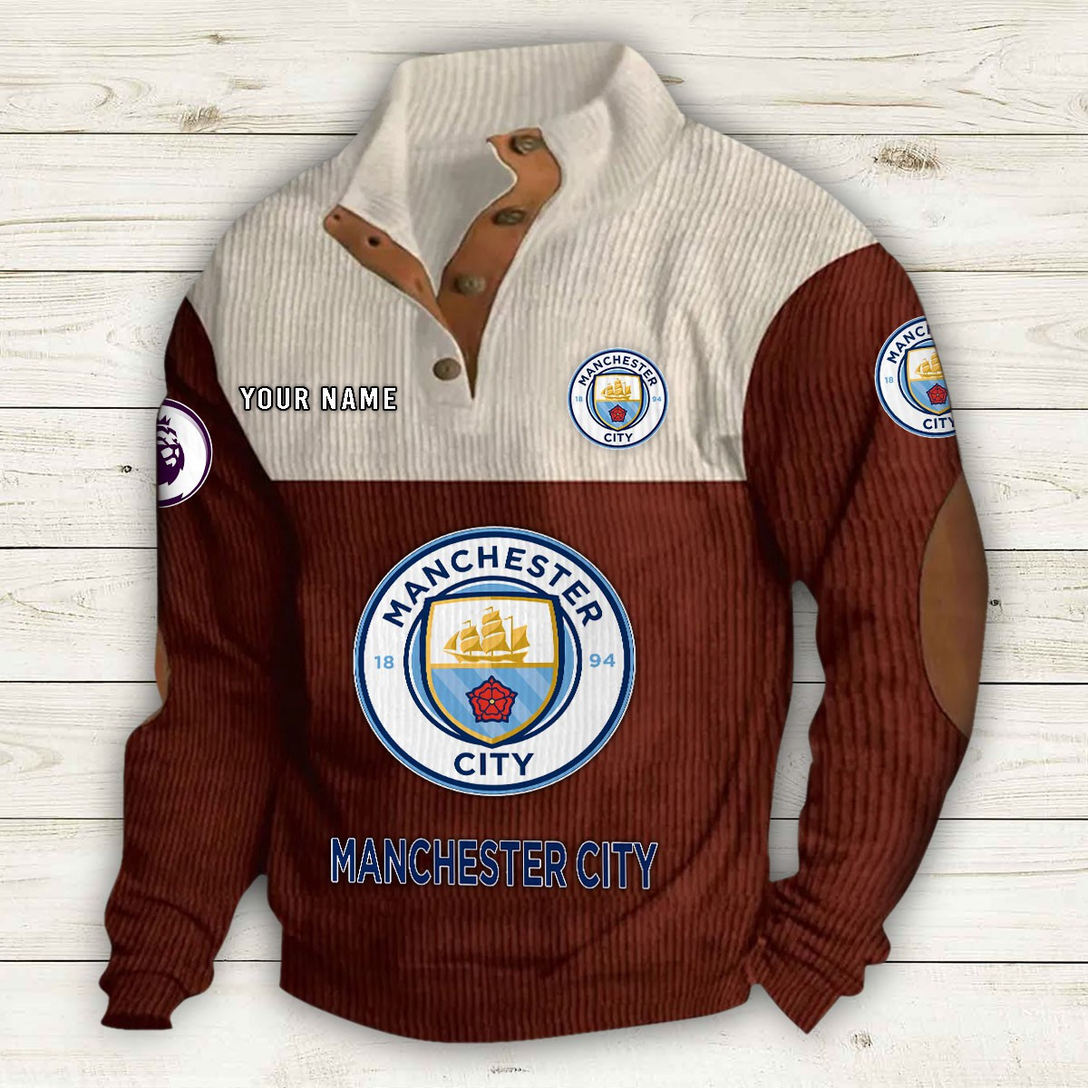 Men's Manchester City Stand Collar Sweatshirt 10204