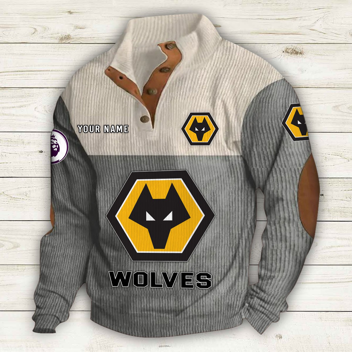 Men's Wolverhampton Wanderers Stand Collar Sweatshirt 10211
