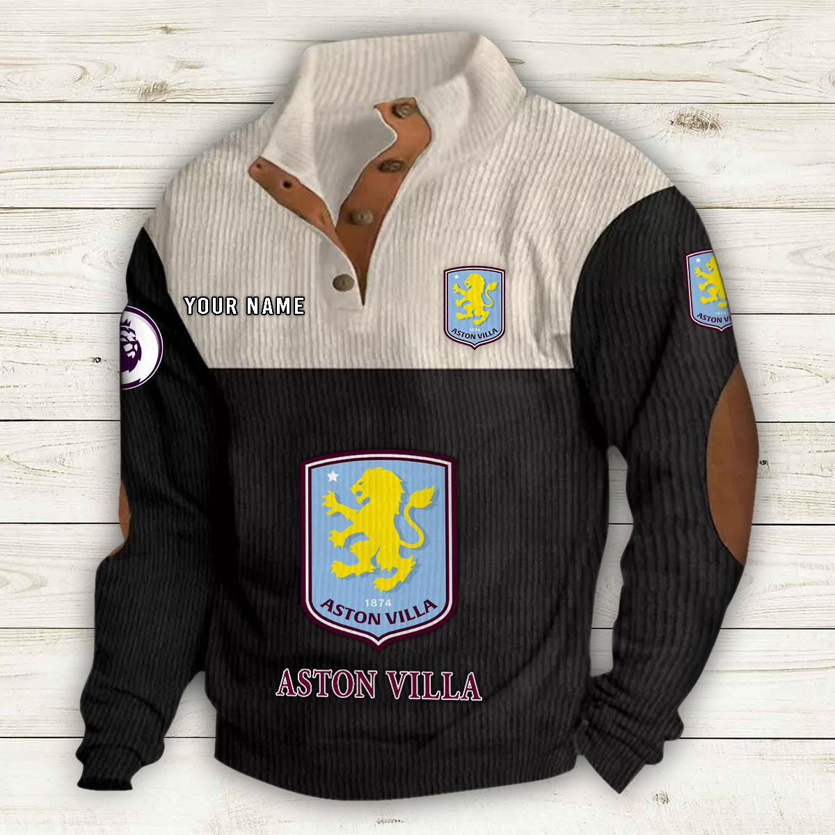 Men's Aston Villa Stand Collar Sweatshirt 10194