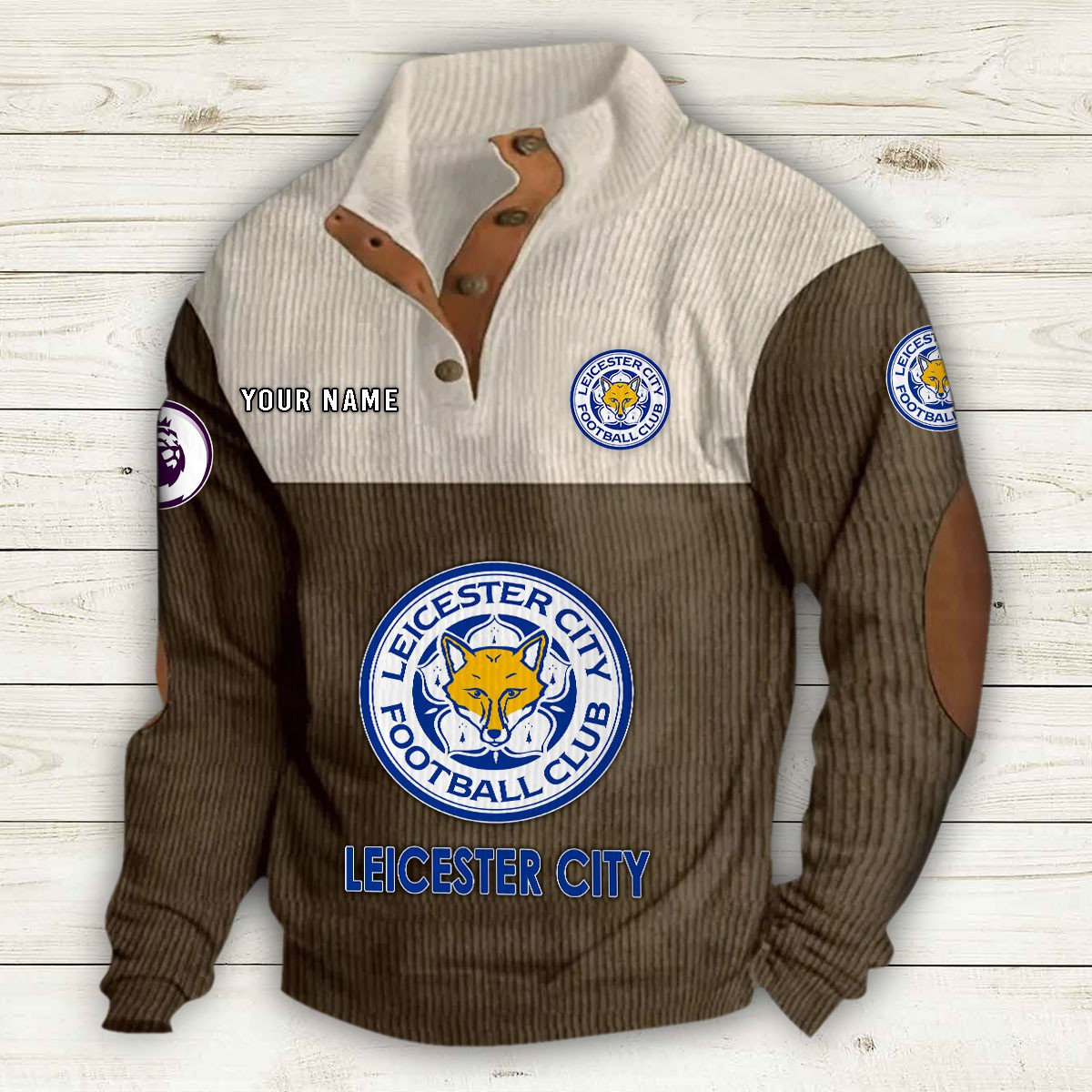 Men's Leicester City F.C Stand Collar Sweatshirt 10221