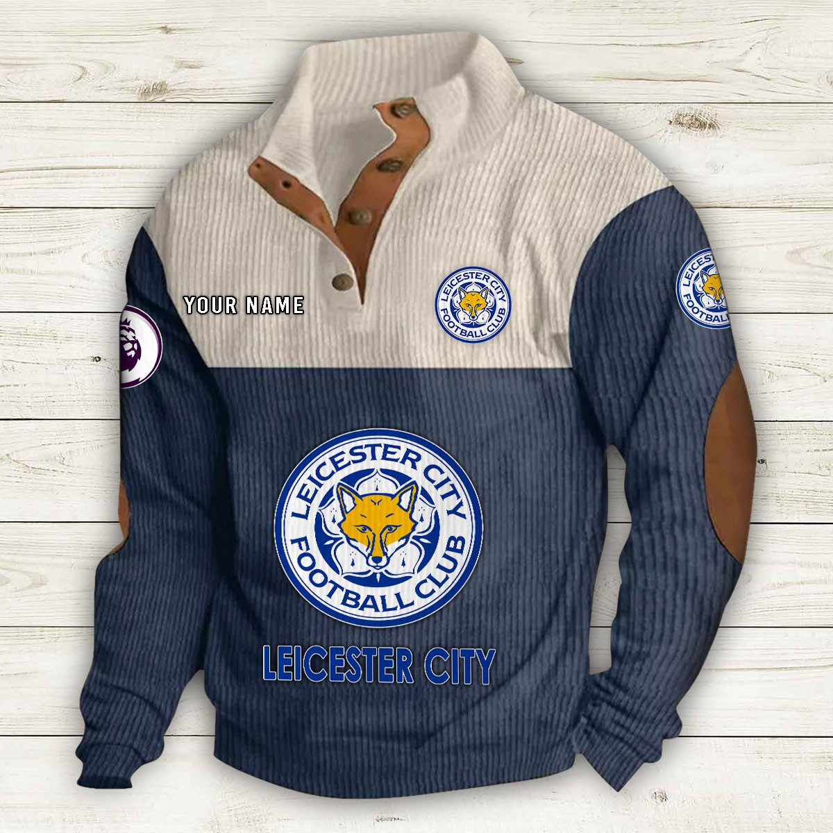 Men's Leicester City F.C Stand Collar Sweatshirt 10221
