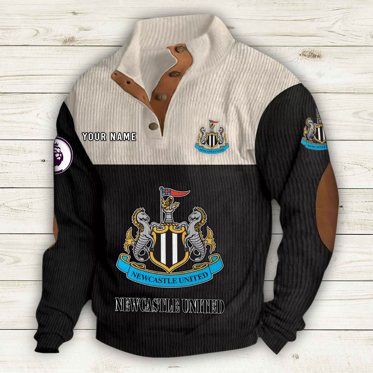 Men's Newcastle United Stand Collar Sweatshirt 10206
