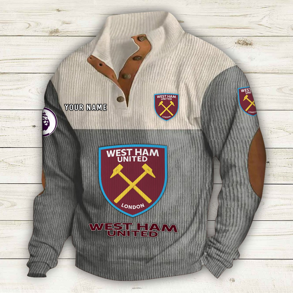 Men's West Ham United Stand Collar Sweatshirt 10210
