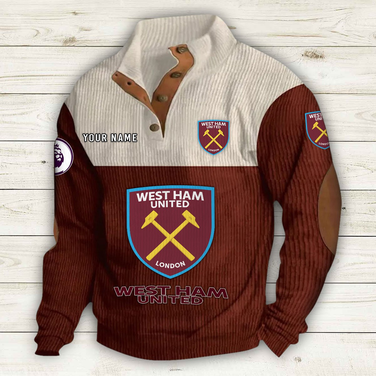 Men's West Ham United Stand Collar Sweatshirt 10210