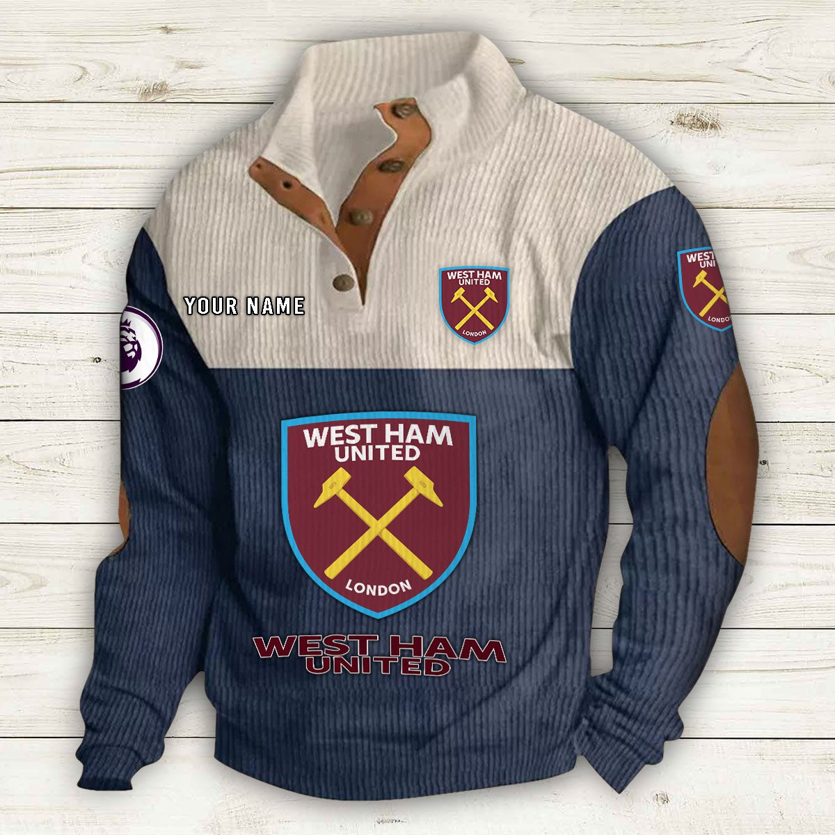 Men's West Ham United Stand Collar Sweatshirt 10210