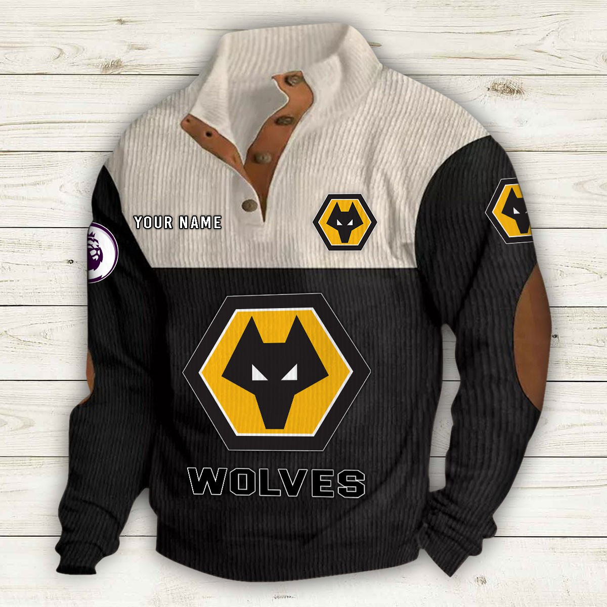 Men's Wolverhampton Wanderers Stand Collar Sweatshirt 10211