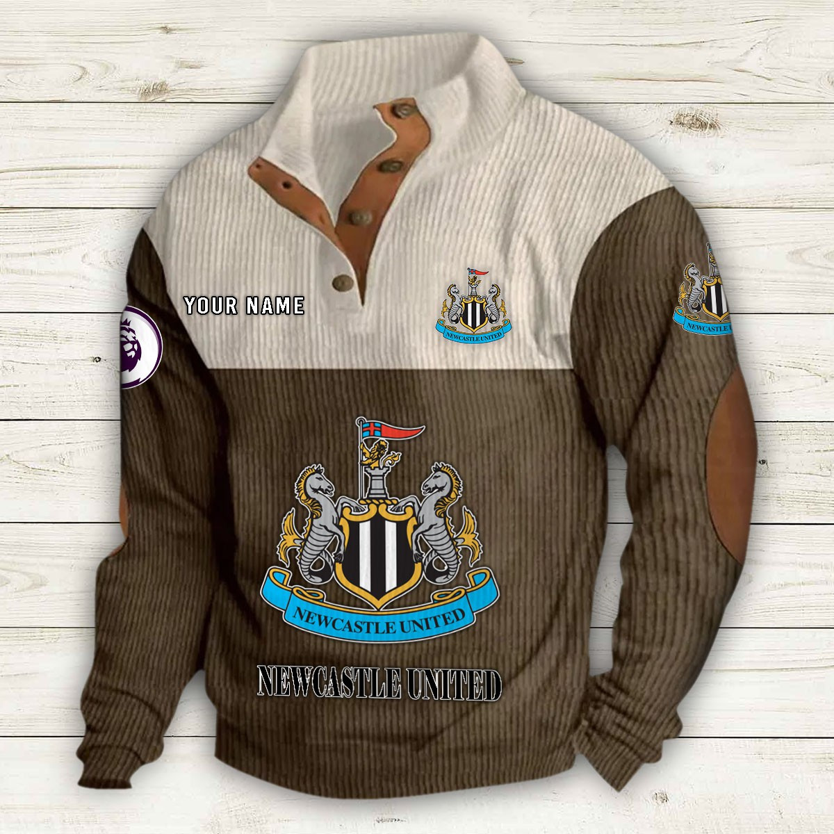 Men's Newcastle United Stand Collar Sweatshirt 10206