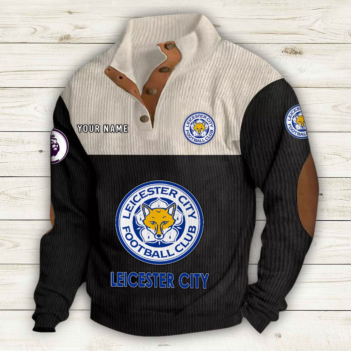 Men's Leicester City F.C Stand Collar Sweatshirt 10221