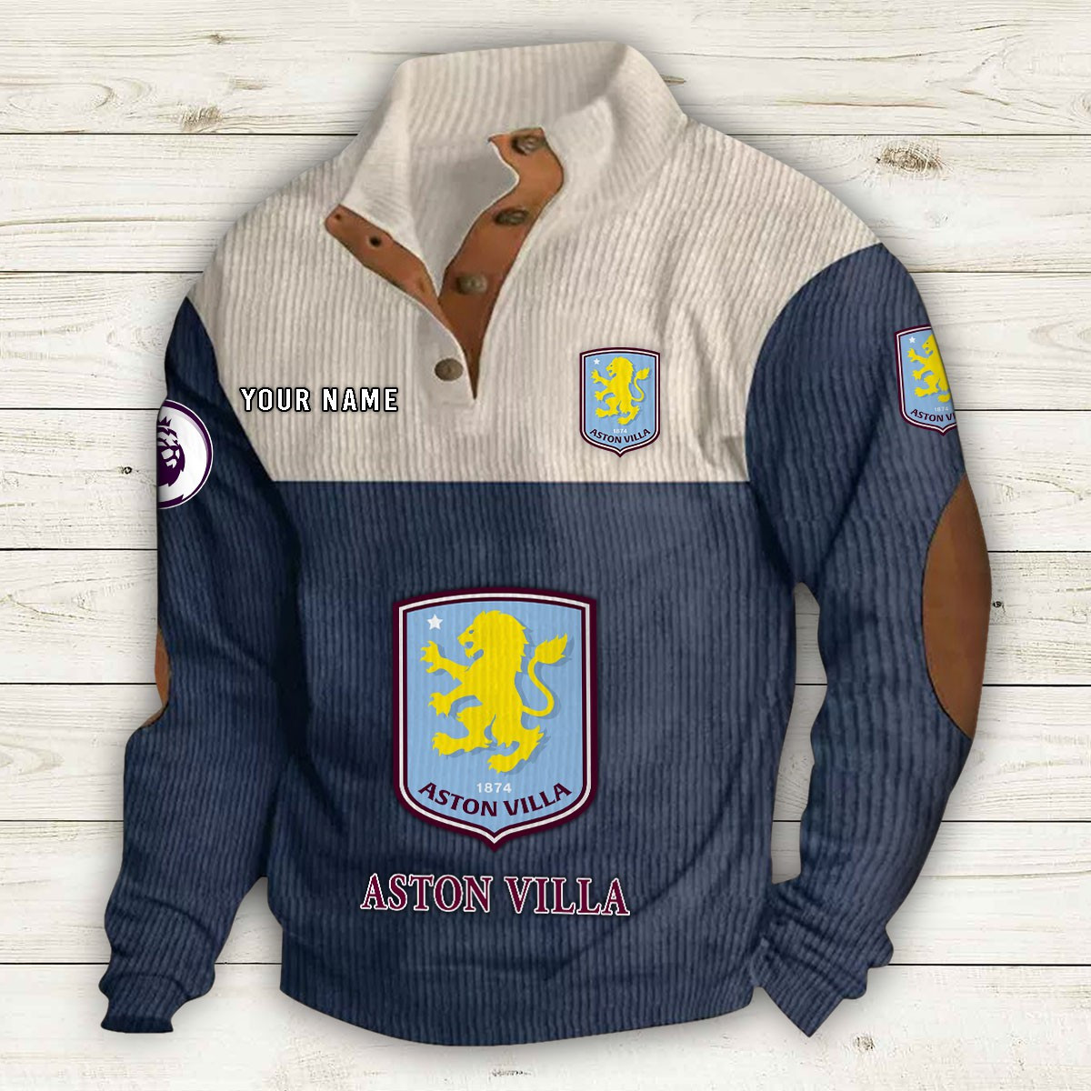 Men's Aston Villa Stand Collar Sweatshirt 10194