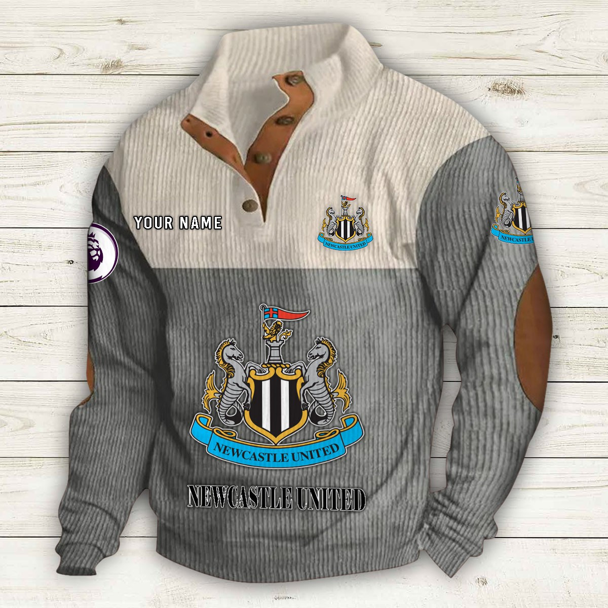 Men's Newcastle United Stand Collar Sweatshirt 10206