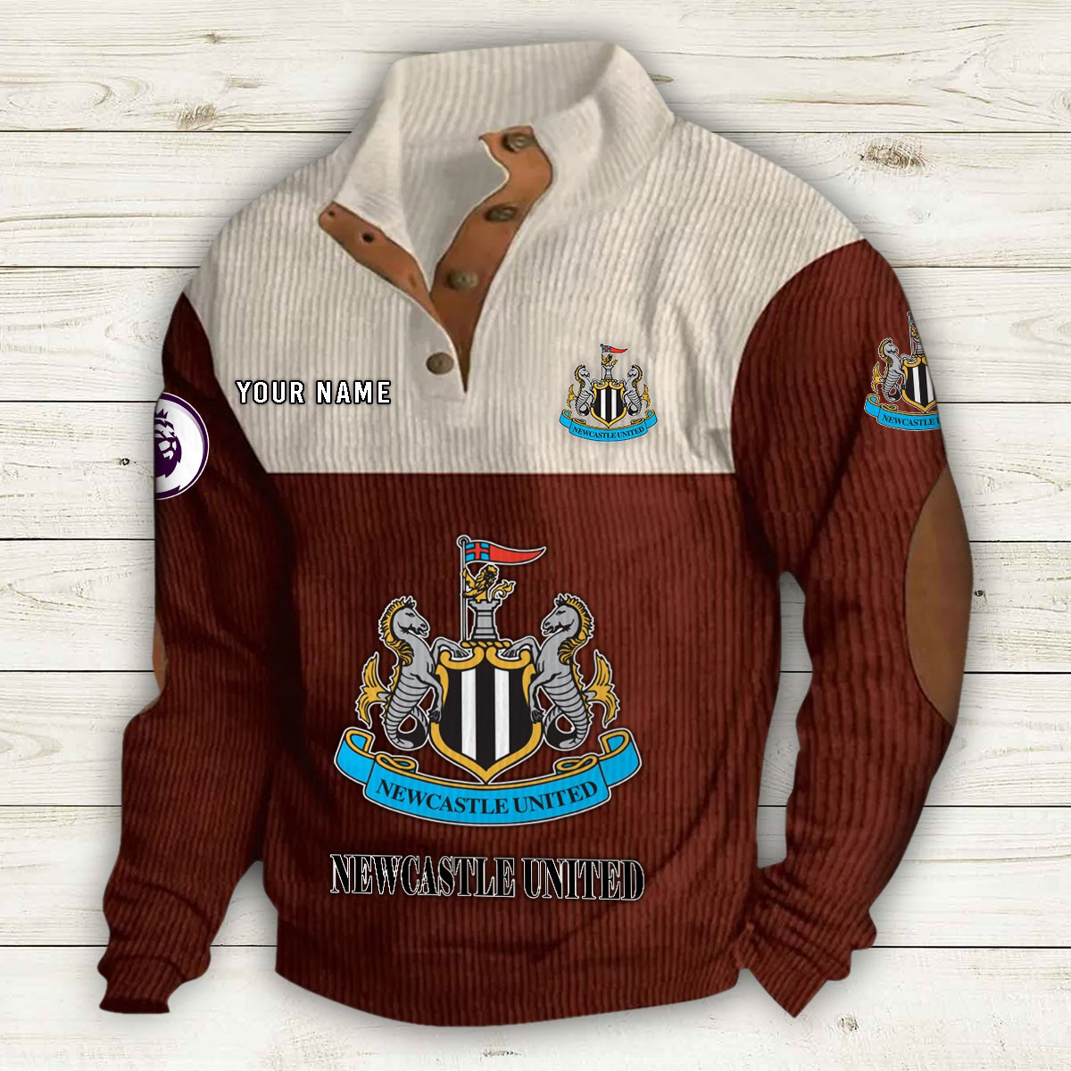 Men's Newcastle United Stand Collar Sweatshirt 10206