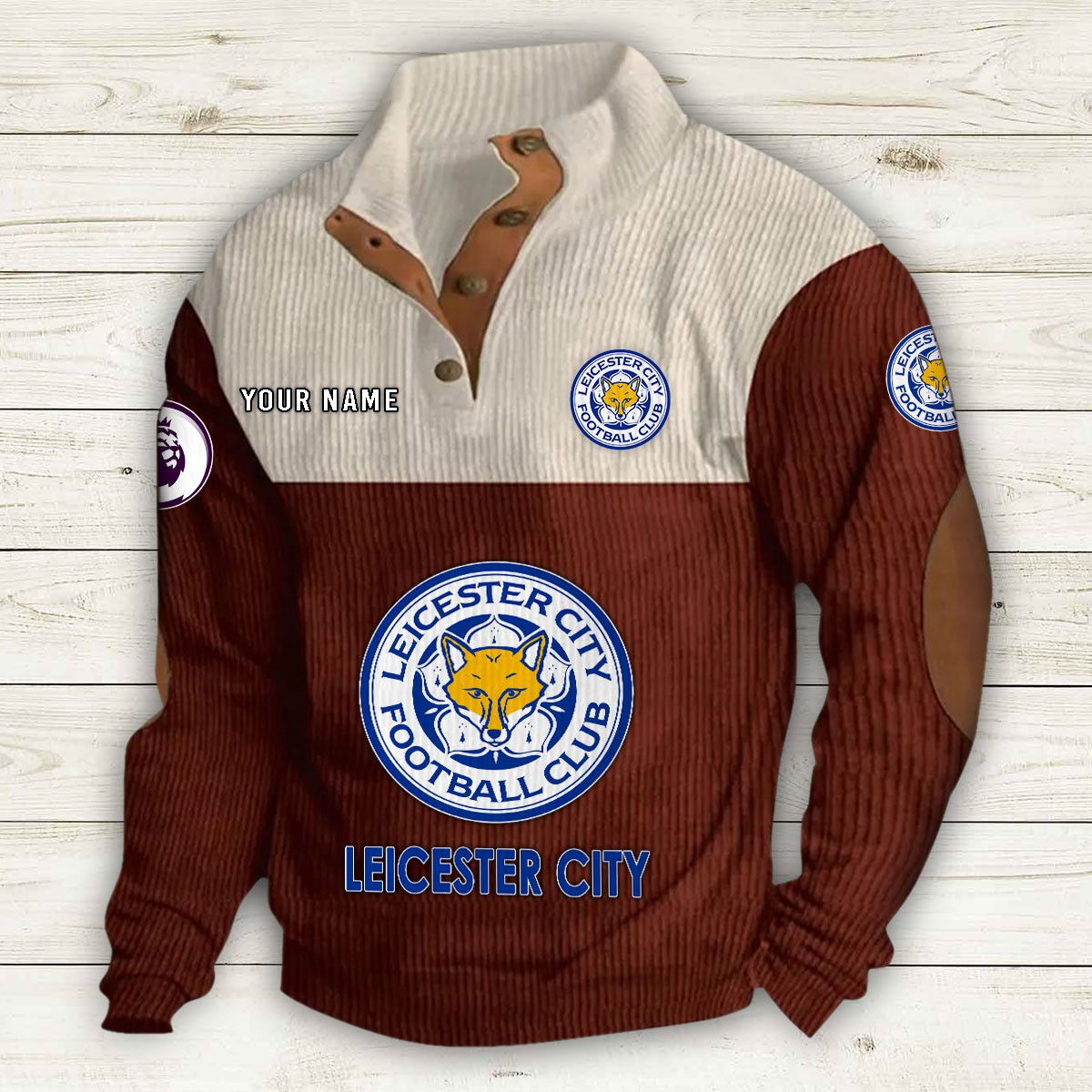 Men's Leicester City F.C Stand Collar Sweatshirt 10221