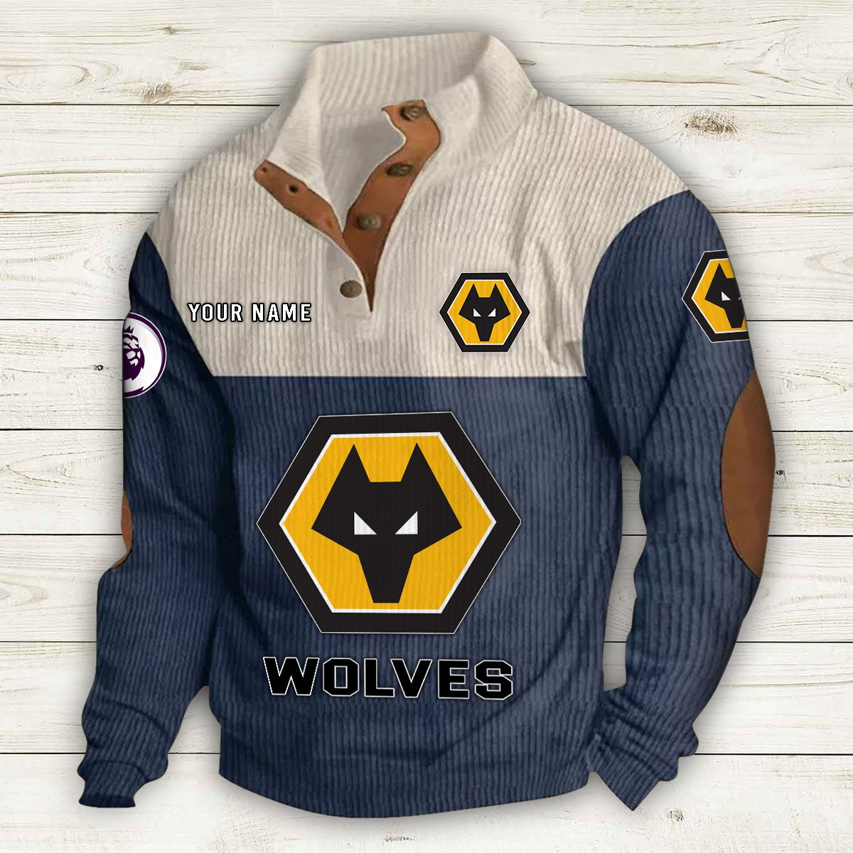 Men's Wolverhampton Wanderers Stand Collar Sweatshirt 10211