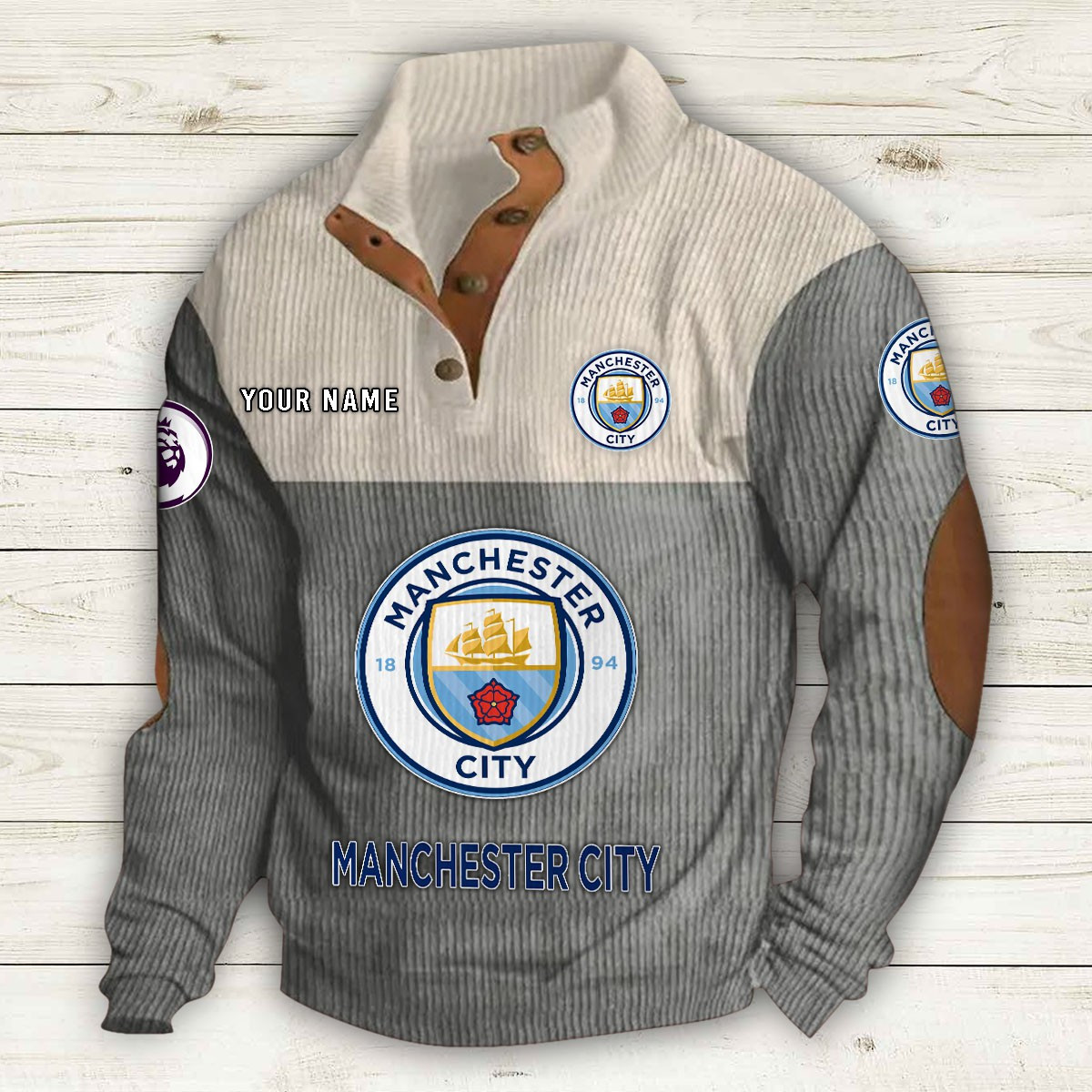 Men's Manchester City Stand Collar Sweatshirt 10204