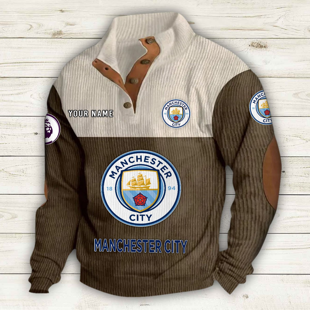 Men's Manchester City Stand Collar Sweatshirt 10204