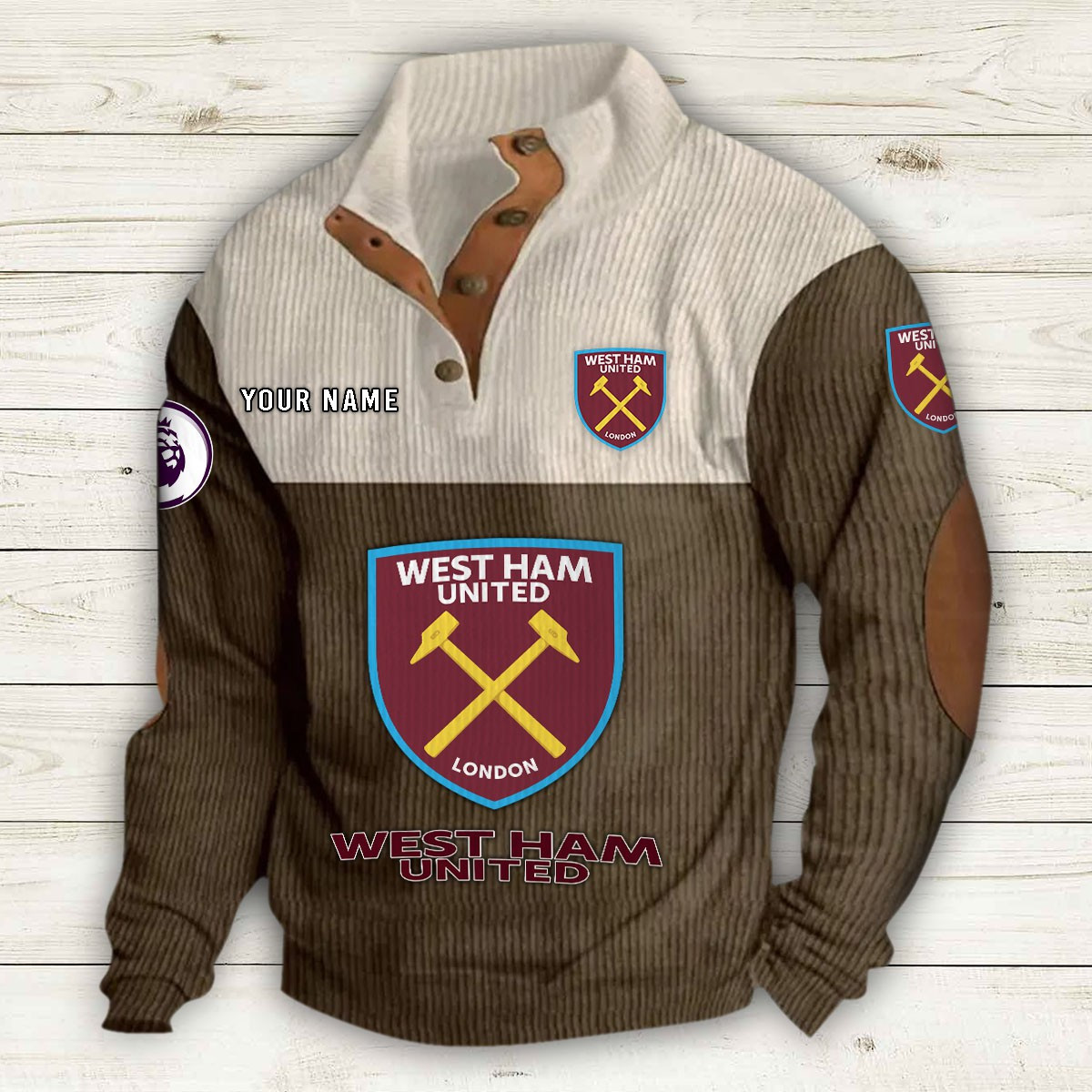 Men's West Ham United Stand Collar Sweatshirt 10210